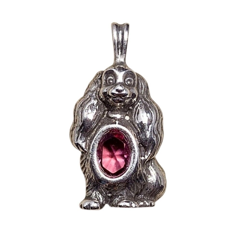 Disney Sterling Silver Lady & The Tramp Pendant
